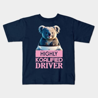 Just a Highly Koalified Driver Koala Kids T-Shirt